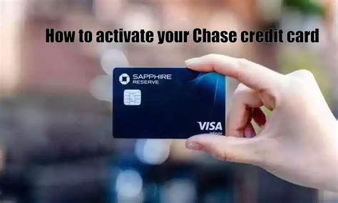 chase credit card not activating